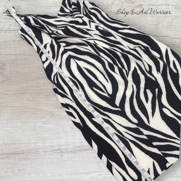 Calvin Klein NWT zebra print sleeveless dress *shop@iamwarrior - Picture 6 of 8